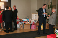 Food and Toy donations brought to the party